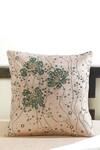 Mid July Home Green Premium Velvet Embroidery, Printed Gilded Garden Cushion Cover Set at Aza Fashions Mid July Home_Green Premium Velvet Embroidery, Printed Gilded Garden Cushion Cover Set_at_Aza_Fashions