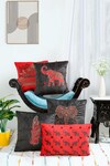 Buy_Mid July Home_Black Premium Velvet Printed Heritage Harmony Cushion Cover Set_at_Aza_Fashions