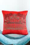 Mid July Home_Black Premium Velvet Printed Heritage Harmony Cushion Cover Set_Online_at_Aza_Fashions