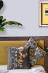 Buy_Mid July Home_Green Premium Enchanted Wilderness Floral Embroidered Cushion Cover 2 Pcs Set _at_Aza_Fashions