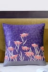 Mid July Home_Purple Premium Velvet Printed Moonlit Garden Cushion Cover 4 Pcs Set _Online_at_Aza_Fashions