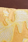 Mid July Home_Yellow Premium Velvet Printed Morning Floral Cushion Cover Set _at_Aza_Fashions