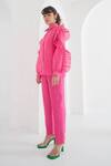 Shop_Pleats By Aruni_Fuchsia Chanderi Plain Matie Pant _Online_at_Aza_Fashions