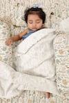 Buy_Design Gaatha_Off White 100% Cotton Print Autumn Baby Bedding Set _at_Aza_Fashions