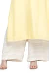 Shop_Shruti Sancheti_Yellow Silk Embroidery Dahlia Fleur Yoke Kurta Palazzo Set _Online_at_Aza_Fashions