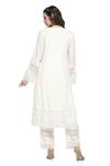 Shop_Shruti Sancheti_White Silk Pearl Embellished Straight Kurta Pant Set _at_Aza_Fashions