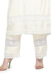 Shop_Shruti Sancheti_White Silk Pearl Embellished Straight Kurta Pant Set _Online_at_Aza_Fashions