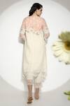 Shop_Kaveri_Off White 100% Linen Curved Fly Free Laced Tunic And Pant Set  _at_Aza_Fashions