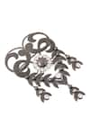 Buy_Cosa Nostraa_Grey Glass Stones Elite Extravagance Embellished Brooch 