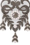 Shop_Cosa Nostraa_Grey Glass Stones Elite Extravagance Embellished Brooch 