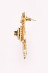 Anjali Jain_Gold Plated Kundan Embellished Chandbalis_at_Aza_Fashions