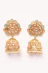 Buy_Anjali Jain_Multi Color Kundan Studded Jhumkas _Online_at_Aza_Fashions