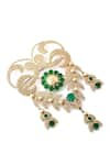 Buy_Cosa Nostraa_Gold Embellished Elite Extravagance Brooch _Online_at_Aza_Fashions