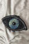 House Of Bling_Black Crystals Evil Eye Embellished Bag _Online_at_Aza_Fashions