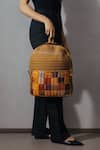 Buy_Riti_Brown Godhadi Patchwork Kaushiki Backpack 