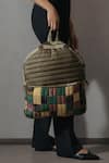 Shop_Riti_Grey Godhadi Patchwork Reshma Grande Backpack _at_Aza_Fashions