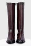 Buy_Oroh_Brown Asturias Long Leather Boots _Online_at_Aza_Fashions