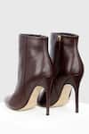 Buy_Oroh_Brown Adela High Heel Leather Ankle Boots _Online_at_Aza_Fashions