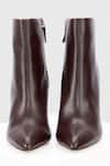 Shop_Oroh_Brown Adela High Heel Leather Ankle Boots _Online_at_Aza_Fashions