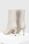 Buy_OROH_White Plain Cristina High Heel Ankle Boots_Online_at_Aza_Fashions