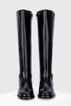 Buy_OROH_Black Plain Aragon Leather Long Boots_Online_at_Aza_Fashions