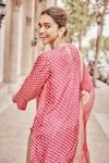 Shop_Lajjoo C_Pink Tie Dye Mahi Zardozi Embroidered Yoke Kurta With Palazzo_at_Aza_Fashions