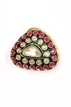 Preeti Mohan_Multi Color Stones Studded Earrings _Online_at_Aza_Fashions