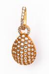 Buy_Preeti Mohan_Gold Plated Stones Studded Drop Earrings _Online_at_Aza_Fashions