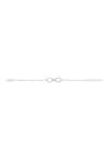 Shop_KAJ Fine Jewellery_White Full Cut Diamonds 14kt Gold Infinity Chain Bracelet _at_Aza_Fashions