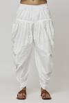 Arihant Rai Sinha_Green Silk Mirrors, Embroidery Work Kurta And Dhoti Pant Set _at_Aza_Fashions