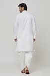 Shop_Arihant Rai Sinha_Off White Cotton Solid Kurta And Dhoti Pant Set _at_Aza_Fashions