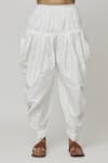 Arihant Rai Sinha_Off White Cotton Solid Kurta And Dhoti Pant Set _at_Aza_Fashions