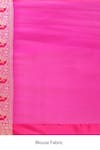 Nazaakat by Samara Singh_Black Banarasi Silk Woven Floral Katan Motif Saree With Running Blouse_Online_at_Aza_Fashions