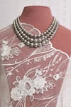 Buy_Totapari_Grey Moonlit Elegance Pearl Necklace _at_Aza_Fashions