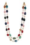 Buy_Riana Jewellery_Multi Color Embellished Beads Mala_at_Aza_Fashions