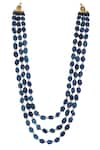 Buy_Riana Jewellery_Blue Embellished Jade Beads Mala _at_Aza_Fashions