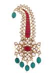 Buy_Riana Jewellery_Multi Color Embellished Carved Floral Kalangi _at_Aza_Fashions