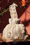 Buy_Aamli_Off White Beads Lakeerain Embellished Potli Bag _at_Aza_Fashions