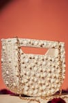 Shop_Aamli_Off White Beads Panache Pearl Embellished Bag _at_Aza_Fashions