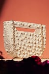 Buy_Aamli_Off White Beads Panache Pearl Embellished Bag _Online_at_Aza_Fashions