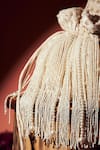 Shop_Aamli_Off White Cutdana Roohani Fringe Embellished Potli Bag _at_Aza_Fashions