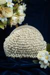 Buy_Nayaab By Sonia_White Pearls, Beads Drops Embellished Clutch_at_Aza_Fashions
