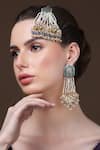 Buy_Dugran By Dugristyle_Multi Color Floral Kundan Embellished Passa _at_Aza_Fashions