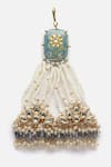 Dugran By Dugristyle_Multi Color Floral Kundan Embellished Passa _Online_at_Aza_Fashions