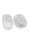 Sangeeta Boochra_Silver Plated Crystals Tasmin Stone Studded Earrings _Online_at_Aza_Fashions