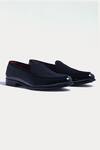 Shop_Morf_Black Cocktail Almond Toe Penny Loafers_at_Aza_Fashions