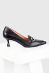 Shop_Oroh_Black Buckles Sara Embellished Court Shoes _at_Aza_Fashions