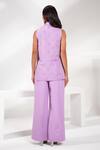 Shop_Nayantara Couture_Purple Poly Crepe Embellished Crystal And Bead Work Inaya Pant Set _at_Aza_Fashions