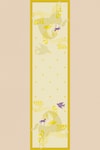 Shop_Thee Modern Roots_Yellow Abstract Unicorns Whispering Mane Silk Printed Stole_at_Aza_Fashions