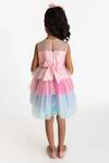 Shop_A Little Fable_Multi Color Tulle, Cotton, Polyester Embroidery Glitter Horn Unicorn Dress _at_Aza_Fashions